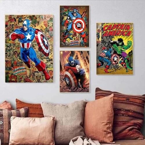 5d Diamond Painting Cross Stitch Kits Marvel Avengers Movie Superhero Iron Man Captain America Diamond Embroidery Mosaic Decor