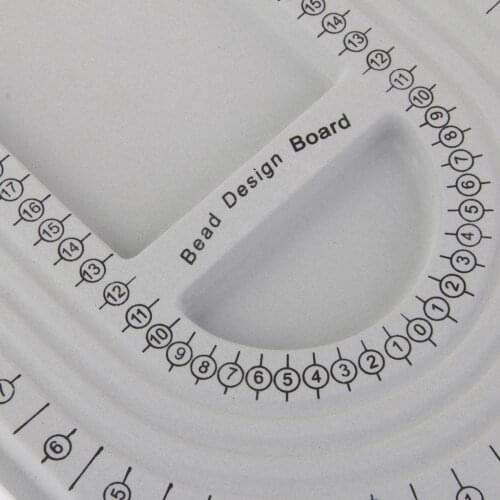 Bracelet Necklace DIY Measuring Tool Choice Beads Gray Disc Plate Design