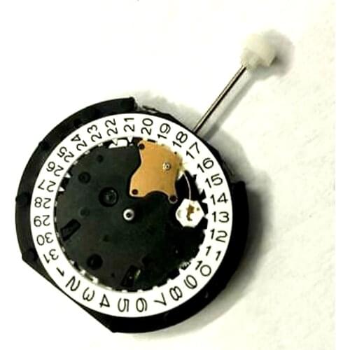 Sunon PE90-01 Quartz Watch Movement Multi Function 6 Hands Date At 3:00 Overall Height 6.8mm, Outside Diameter: 12 3/4 Ligne or