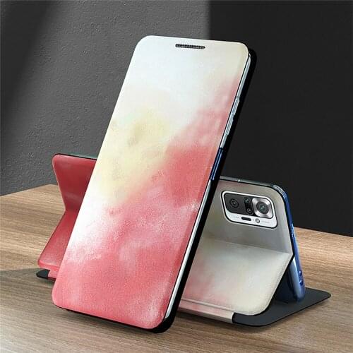 For Xiaomi Redmi Note 10 Pro Case Painting Leather Flip Magnetic Phone Cover Redme Not 10Pro Note10 Wallet Stand Painted Coque