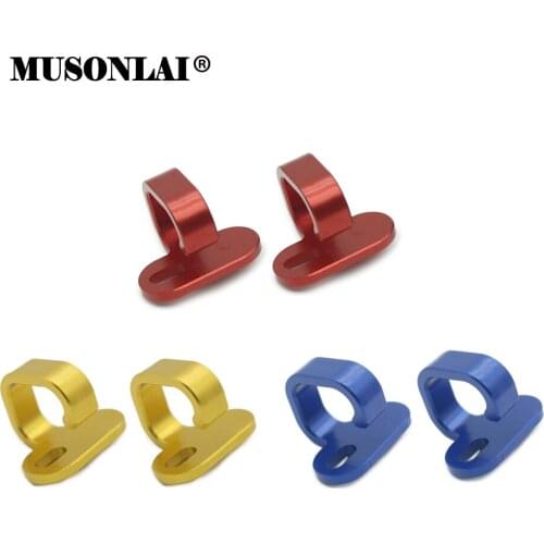 CNC Aluminum Motorcycle Rear Brake Hose Cable Mount Clamp Holder For Suzuki DRZ400 RM85 RM125 DR200 DR250 RMZ250 RMX250 RMZ400