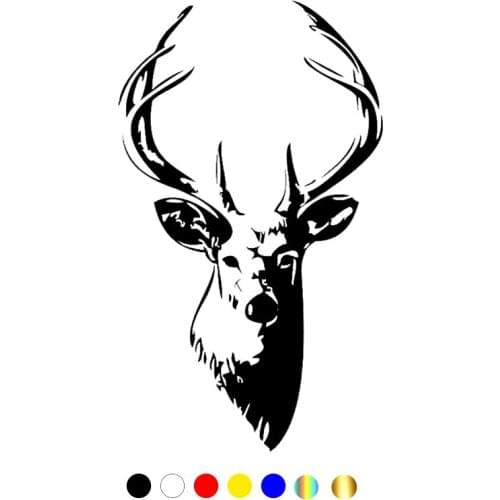 CS-10605# Various Sizes Vinyl Decal Deer Car Sticker Waterproof Auto Decors on Truck Bumper Rear Window