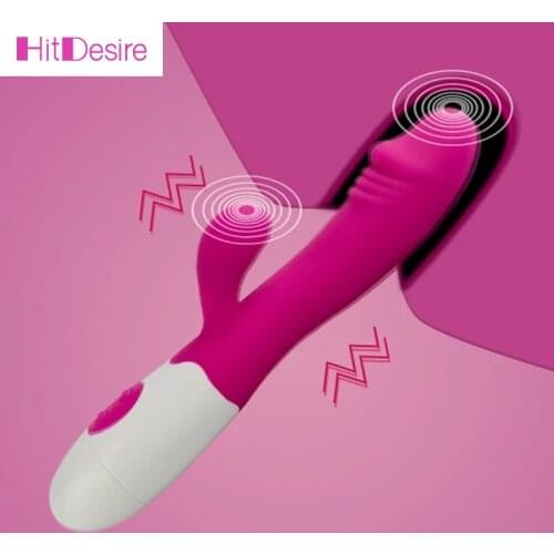 Hitdesire Rabbit Vibrator Big Dildo Clitoris Stimulator G-spot Vibrator Sex Adult Toys for Women