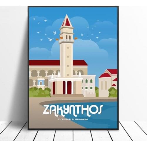 Canvas Travel poster Wall Art Pictures for Living Room Home Decor No Frame