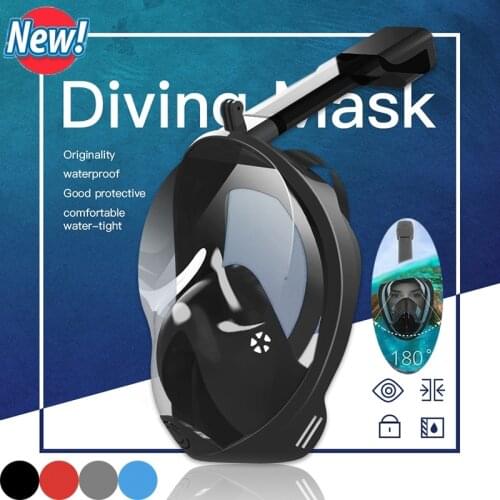 NEW Full Face Scuba Swimming Diving Mask Anti Fog Goggles Underwater Wide View Snorkel Diving Mask Swimming Equipment