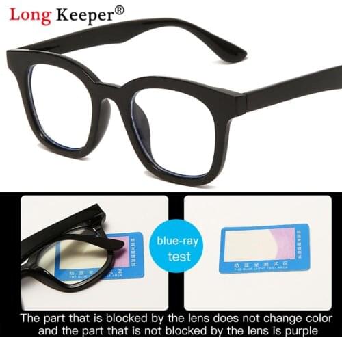 Matte Black Frame Transparent Lens Anti Blue Light Glasses Women Men Blue Rays Blocking Game Computer Optical Spectacle Eyeglass