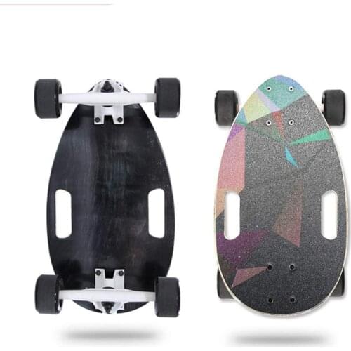 Mini Skateboard 17 Inch Mini Land Cruiser Skateboard Canadian Maple ABEC-9 Mute Bearing Suitable for Children Beginners Adults