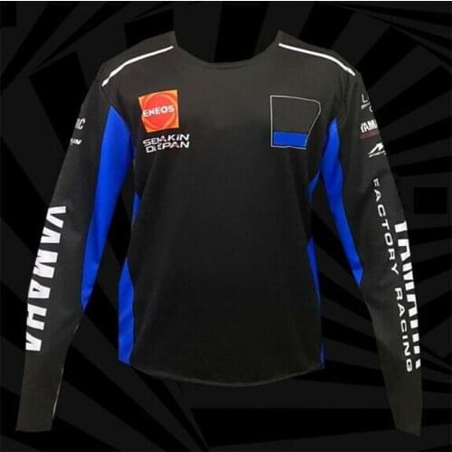 2021 New Motorbike Motorcycle Quick Dry Mens For Yamaha Jersey Street Moto Riding Scooter Motocross Racing Summer Long sleeve