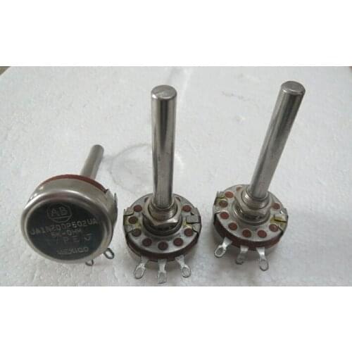 New AB American Carbon Film Single Potentiometer 10K Round shaft 50MM