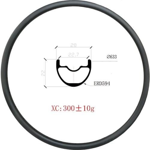 29er MTB XC 28x22mm Carbon Fiber rim tubeless clincher Hookless UD 3k 12k Marble matte glossy 24H 28H 32H carbon mountain bike