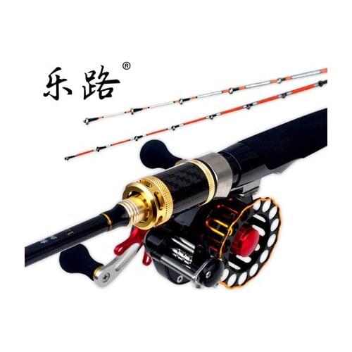 Boat/Raft rod soft and hard two-tips raft rod suite raft fishing rod carbon micro lead rod valve stem Laval pole