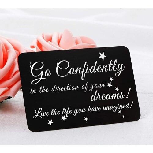 Graduation Wallet Card 2021 Gifts for Him Her Inspirational Card Inserts Gifts for Women Men Student Girls Boys Graduates