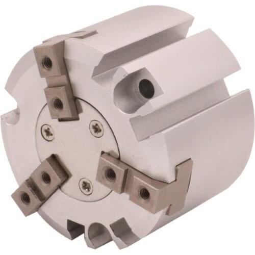 GOGO High quality double acting pneumatic gripper MHS3-100D SMC type Parallel Style Air Gripper 3-Finger Type