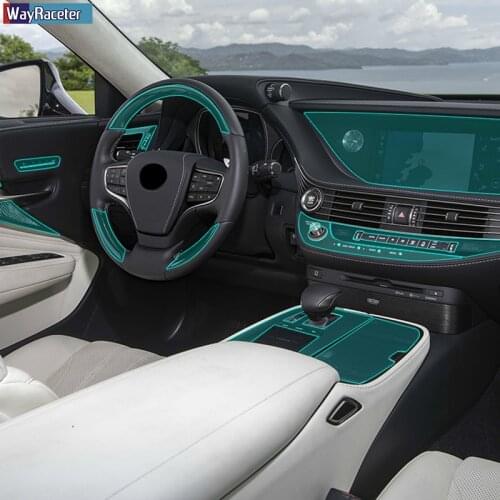 Car Interior Central Console Gear Dashboard Navigation Screen Protective Film For Lexus LS LS500 2021 2020 2019 XF50 Accessories