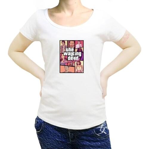 THE WALKING DEAD TWD SEASON 9 GRIMES DARYL NEEGAN MAGGIE womenS T Shirt Cool Casual pride t shirt women sbz8098