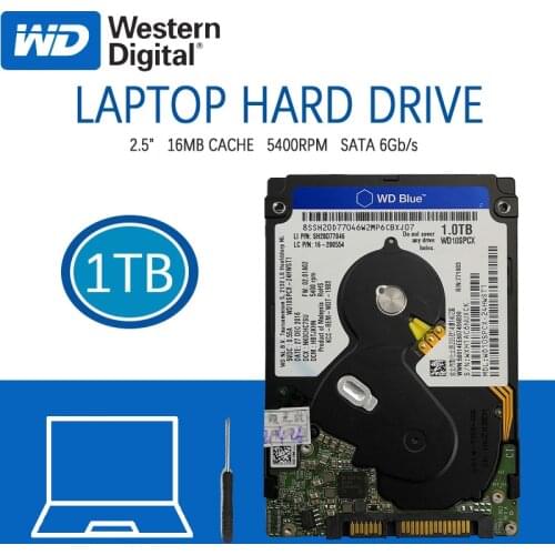 WD 1TB Laptop Hard Drive Blue Disk Computer Internal HDD HD Harddisk SATA III 16MB Cache 5400 RPM 2.5" for Notebook PS4