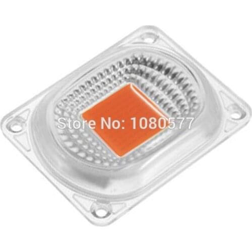 1set LED COB Grow Chip+Lens Reflector 50W 220V 110V Red Green Blue White Warm White Light Source For Flood Light DIY