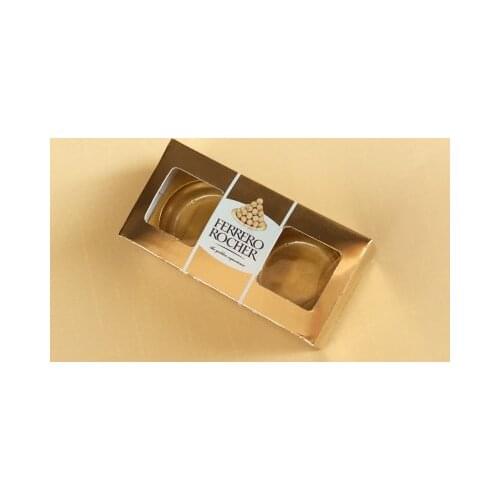 100pcs Wedding Favors and Gifts Baby Shower Paper Candy Box Ferrero Rocher Boxes Wedding Favors Sweet Gifts Bags Supplies