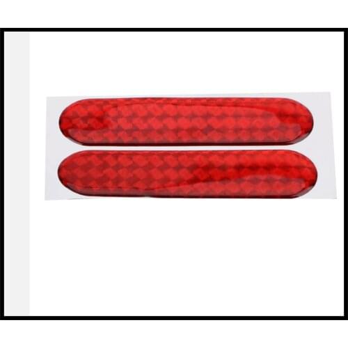 2 pcs door decal warning tape car reflective sticker auto shape mark for BMW 530Li 335i 750i 330i 325i 320si 630i E34 F10 F20