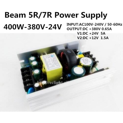 4pcs / lot beam 230 5R 7R power supply shappy 200W moving head stage lighting 12V 24V 380V output power