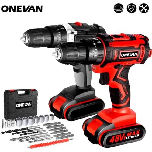 NEW 21V Cordless Drill Electric Screwdriver Hand Drill Wireless Power Driver DC Lithium-Ion Battery DIY Household Electric Drill