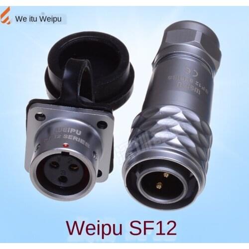 WEIPU aviation plug SF12 [2 core-9 core] SF1210/P+SF1213/S precision instrument