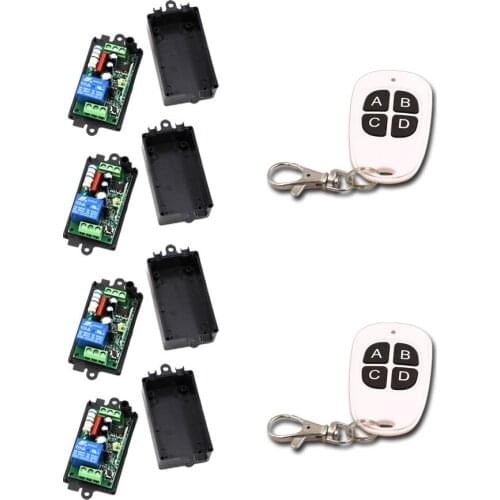 AC 110V 1CH Wireless Remote Control Switch 10A Relay 220V RF Remote Control System 315Mhz/433Mhz