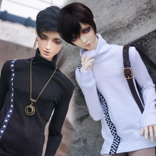 D03-P435 children toy BJD DD SD MSD 1/6 1/4 1/3 dolls clothes High neck T-shirt 1pcs