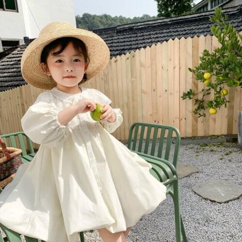 Childrens dress Spring New Girls Puffy Dress Girls Birthday Princess dress Baby Girl Clothes