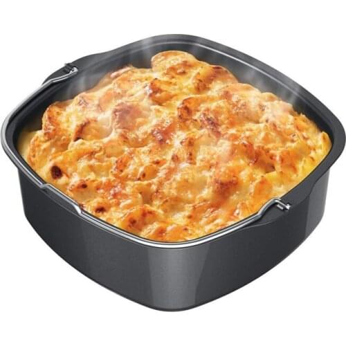 ZK30 Cake Mold Baking Tray Pan Roasting Basket Bakeware Mould Air Fryer Accessories Kitchen Supplies