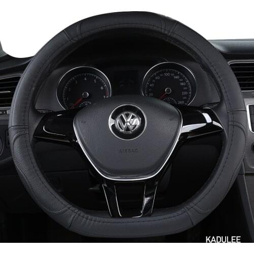 KADULEE Microfiber Leather Car Steering Wheel Cover For Chevrolet Cruze Captiva Lacetti Aveo Niva Spark Sonic Trax Camaro