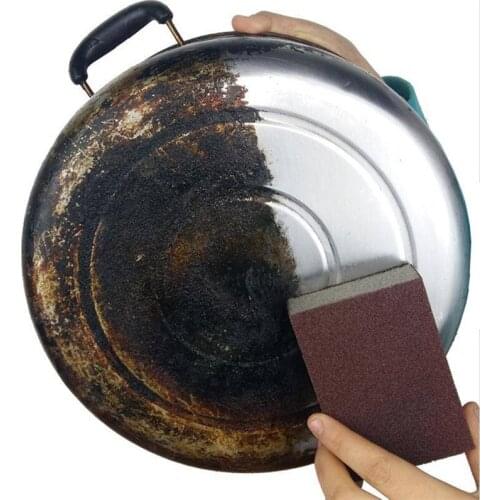 Kitchen Home Rust Removing Cleaner Carborundum Magic Sponge Brush Kitchen Cleaning Washing Tool Rust Removing Cleaner Hot Sale