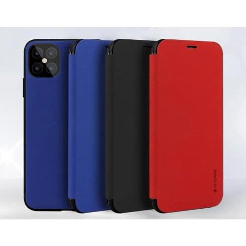 Light luxury models with Flip function soft PC leather mobile phone case for iPhone 12 Thin and light case