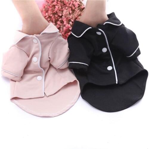 Cute Pet Dog Clothes For Small Dogs Pajamas Pet Sleepwear Winter Dog Costume Puppy Cat Shirts For Dogs Pets Clothing Pet T-shirt