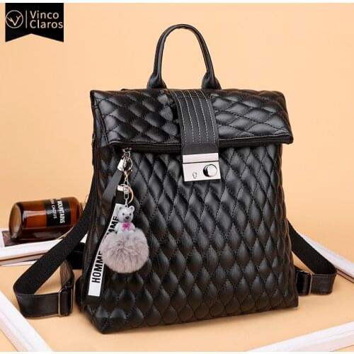 Fashion Womens Backpack Women Leather Backpack for Teenager Girls New Backpacks for Women Travel Backpack for School Female Bag