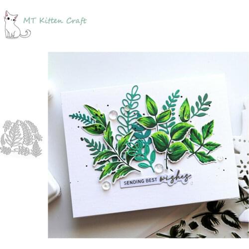 MT Craft Metal Cutting Dies Various leaves Scrapbooking Album Decorative Embossing Stencils Paper Card Crafts Die Cuts