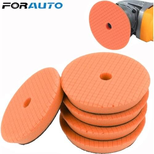 5Pcs 6 inch Buffing Sponge Polishing Pad Hand Tool Kit For Car Polisher Compound Polishing