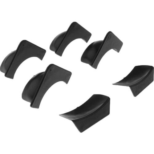 Set of 6 Plastic Replacement Pool Table Pocket Liners - 4 Corner & 2 Side