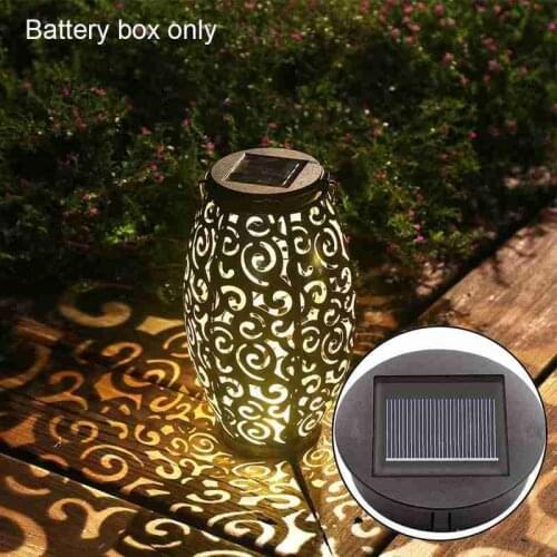 Night Lighting Solar Wrought Iron Lantern Universal Battery Box Hanging Lanterns Replacement Top Solar Lamp Professional Home