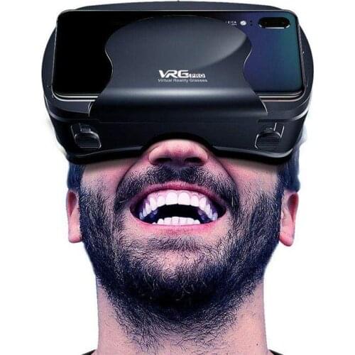 VRG Pro 3D VR glasses virtual reality full-screen viewable wide-angle suitable for 5 to 7-inch smartphone glasses devices