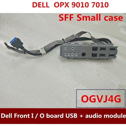 Original Dell OptiPlex 9010 7010 SFF Small Chassis Front I / O Board USB + Audio Cable OGVJ4G 1Pcs