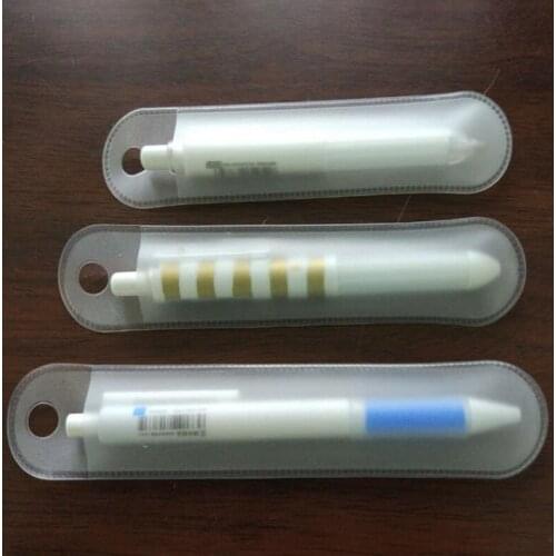 50PCS /LOT Simple Transparent Frosted PVC Plastic Bag Pencil Case Pen Box For Gift Office School Supplies for Single Pen