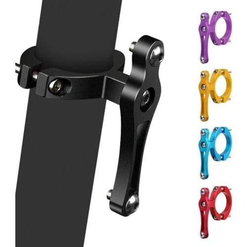 Sturdy Bike Bottle Adapter Wear Resistant Stable Bottle Cage Conversion Bracket for Riding Aluminum Alloy Bicycle Bottle Clamp