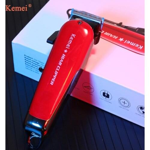 Kemei professional hair trimmer cordless Hair cutter barber hair clipper for men Powerful LCD display beard trimmer KM-2611