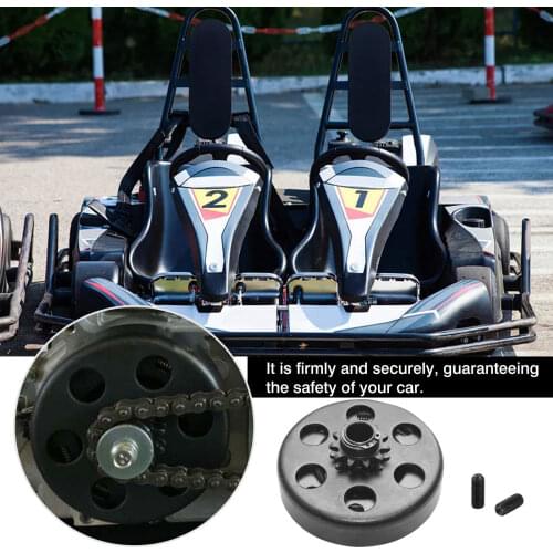 3/4 5/8 Bore 10/11/12/14 Tooth 420 35 Chain Key Built Engine Clutch For GO Kart Minibike Fun Centrifugal Automatic Clutch