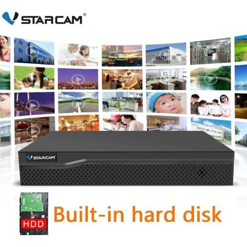 VStarcam 1080P NVR With HDD 4CH 8CH Network Video Recorder Resolution 1920x1080 Onvif 2.4 Best for Vstarcam Wifi IP Camera