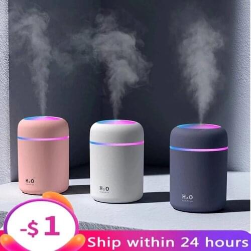 Xiaomi Air Humidifier 300ml Ultrasonic Aroma Essential Oil Diffuser USB Cool Mist Maker Purifier Aromatherapy for