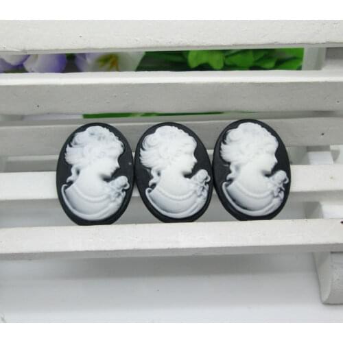 20Pcs Black Girl Resin Decoration Crafts Kawaii Bead Flatback Cabochon Fridge Magnet Scrapbook DIY Accessories Buttons