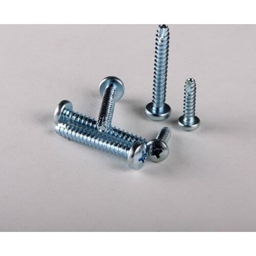 30PCS BT Type Cross Pan Head Self-Tapping Screw Self-Tapping Screws Hirao Slotted The Ball Shank Self-Tapping M3 * 20