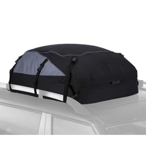 350L Car Roof Bag Cargo Carrier with 8 Reinforced Straps Waterproof Rooftop Cargo Carrier